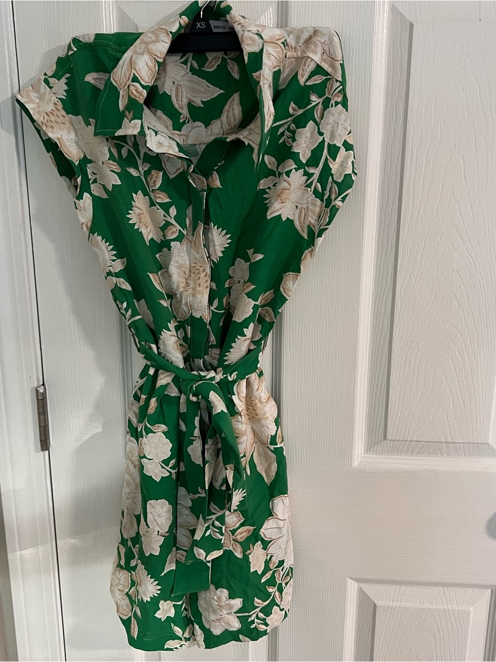 Mango Green Floral Romper